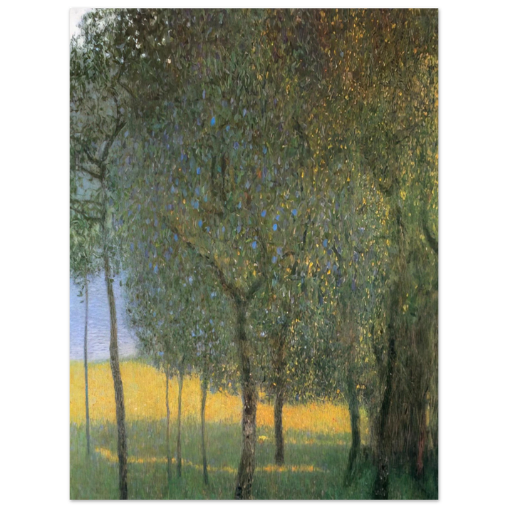 Gustav Klimt - FRUIT TREES 1901  75x100 cm / 30x40inches Fine Art Poster