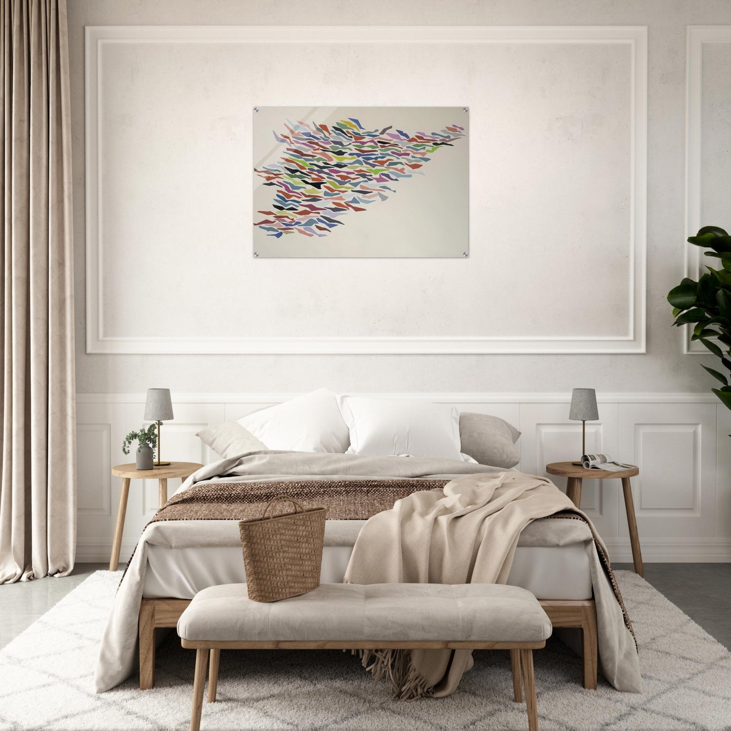Variables with Color - Post-Painterly Abstraction - Robert Goodnough Acrylic Print - 70x100 cm / 28x40″ inches