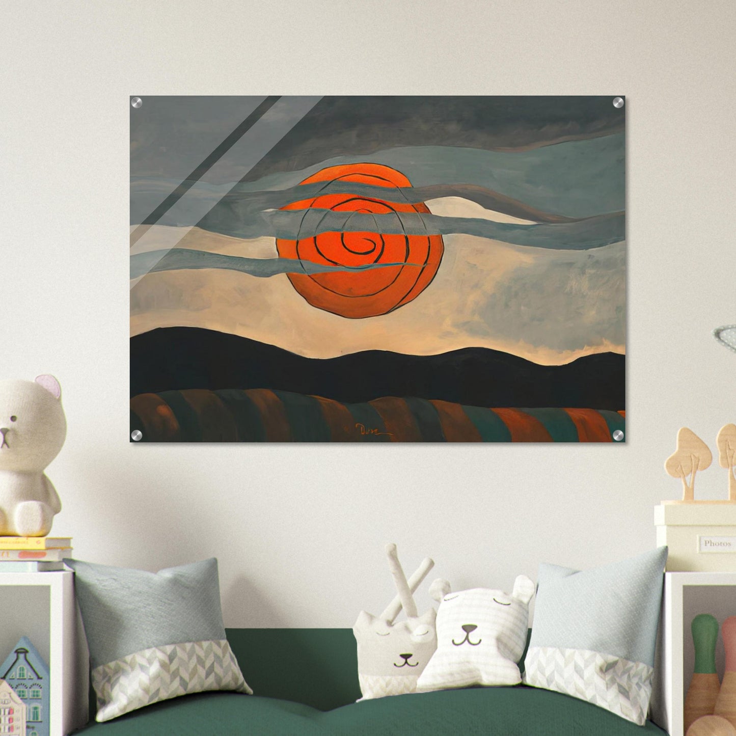 Red Sun - 1935 - Arthur Dove Acrylic Print - 70x100 cm / 28x40″ inches