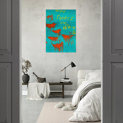 Leaving Paphos Ringed With Waves V - Cy Twombly Brushed Aluminum Print - 70x100 cm / 28x40 inches | Cy Twombly Aluminum Print | Cy Twombly Prints