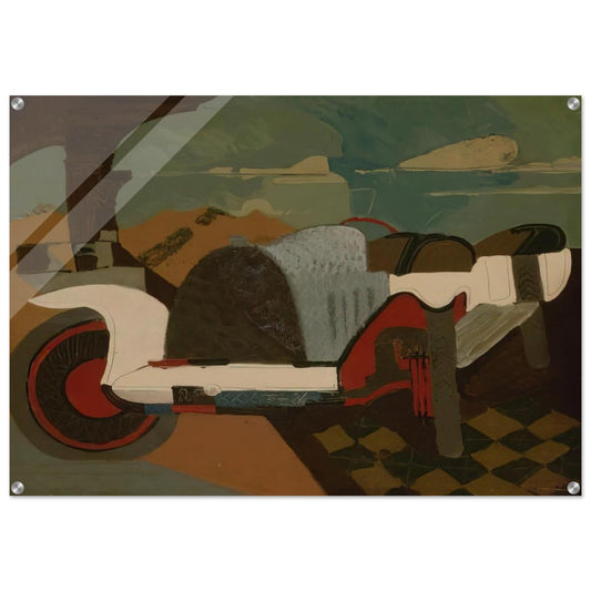 La Bugatti - 1925 - Charles Lapicque Acrylic Print - 70x100 cm / 28x40″ inches | Charles Lapicque Wall Art | Charles Lapicque Prints