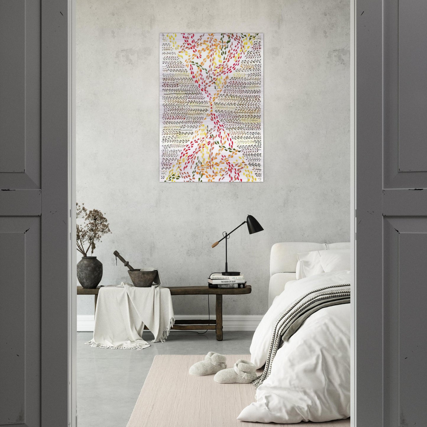 %D1%81OULEURS IDEES 1 - Sonia Delaunay Brushed Aluminum Print - 70x100 cm / 28x40 inches | Sonia Delaunay Aluminum Print | Sonia Delaunay Prints
