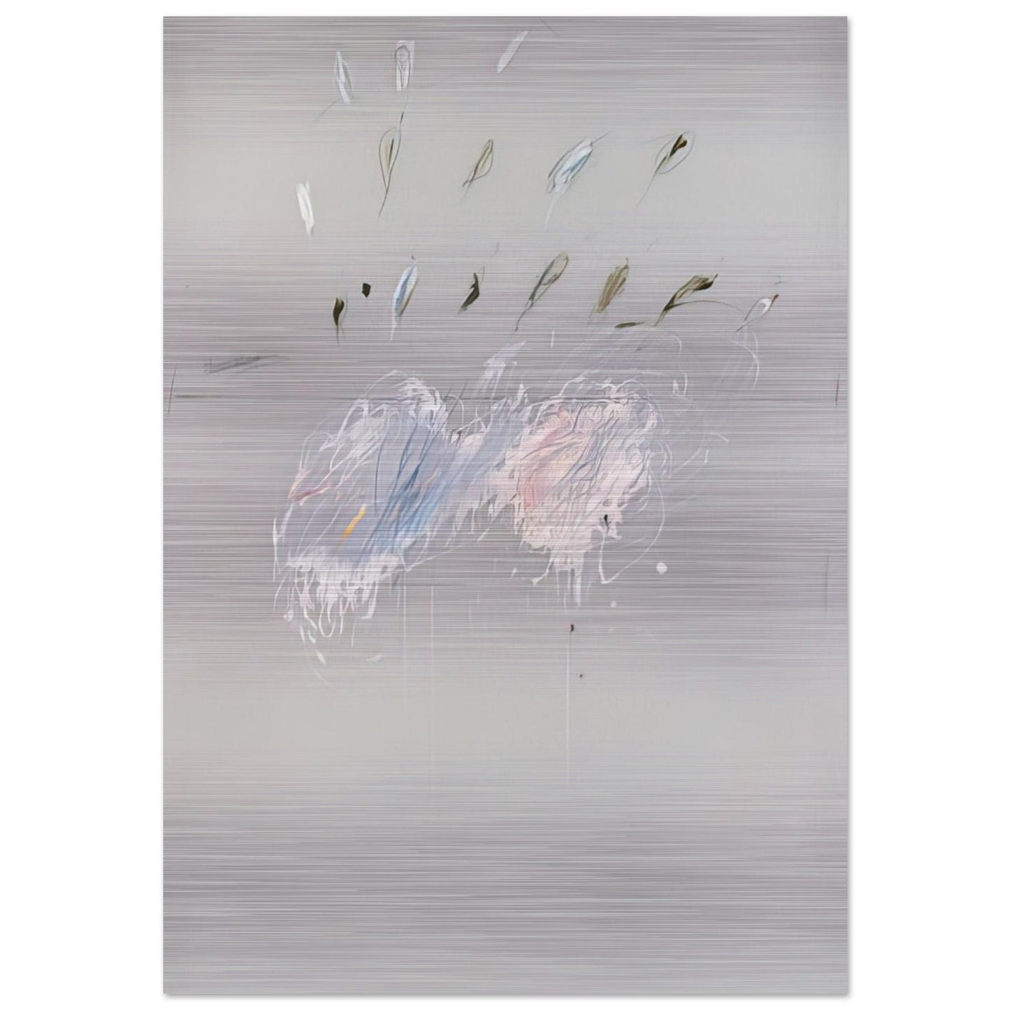 Nine Discourses on Commodus, Part VI - Cy Twombly Brushed Aluminum Print - 70x100 cm / 28x40 inches | Cy Twombly Aluminum Print | Cy Twombly Prints