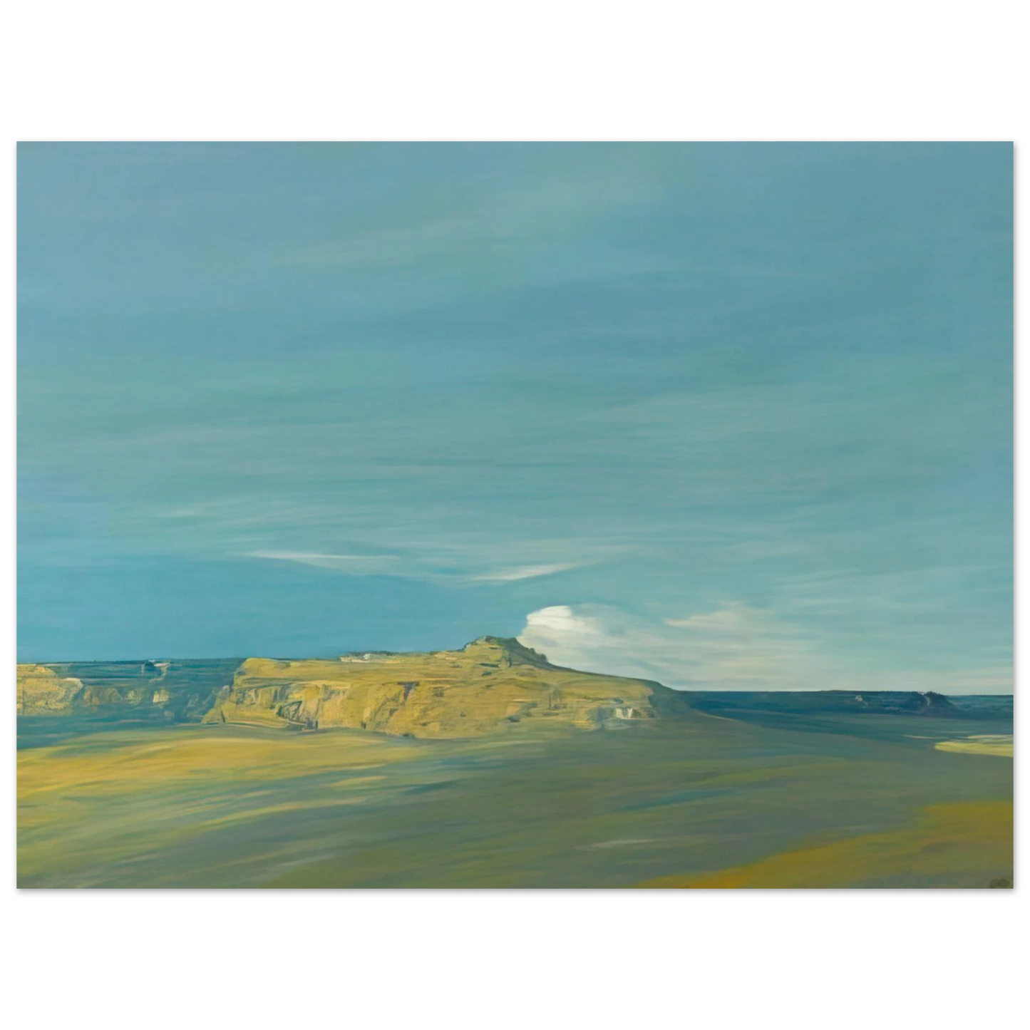 Xavier Martinez - Oraibi, Hopi village, Arizona - Tonalism  75x100 cm / 30x40inches Fine Art Poster
