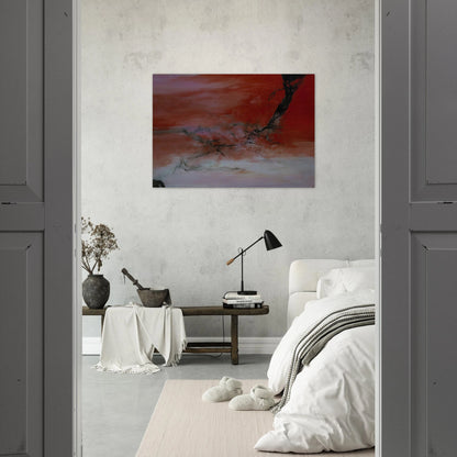 10 JANVIER 2001 2001 - Zao Wou-Ki Brushed Aluminum Print - 70x100 cm / 28x40 inches | Zao Wou-Ki Aluminum Print | Zao Wou-Ki Prints