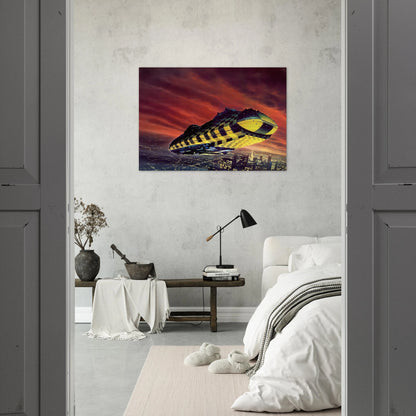 Chris Foss - Chris Foss Brushed Aluminum Print - 70x100 cm / 28x40 inches | Chris Foss Aluminum Print | Chris Foss Prints