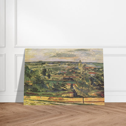 Landscape of the Jas de Bouffan - Paul Cézanne Brushed Aluminum Print - 70x100 cm / 28x40 inches | Paul Cézanne Aluminum Print | Paul Cézanne Prints