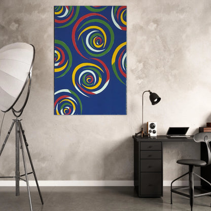 Cercles de Nuit - 1992 - Piero Dorazio Art Prints - 100x150 cm / 40x60″ inches | Piero Dorazio Poster | Piero Dorazio Prints