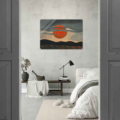Red Sun - 1935 - Arthur Dove Acrylic Print - 70x100 cm / 28x40″ inches