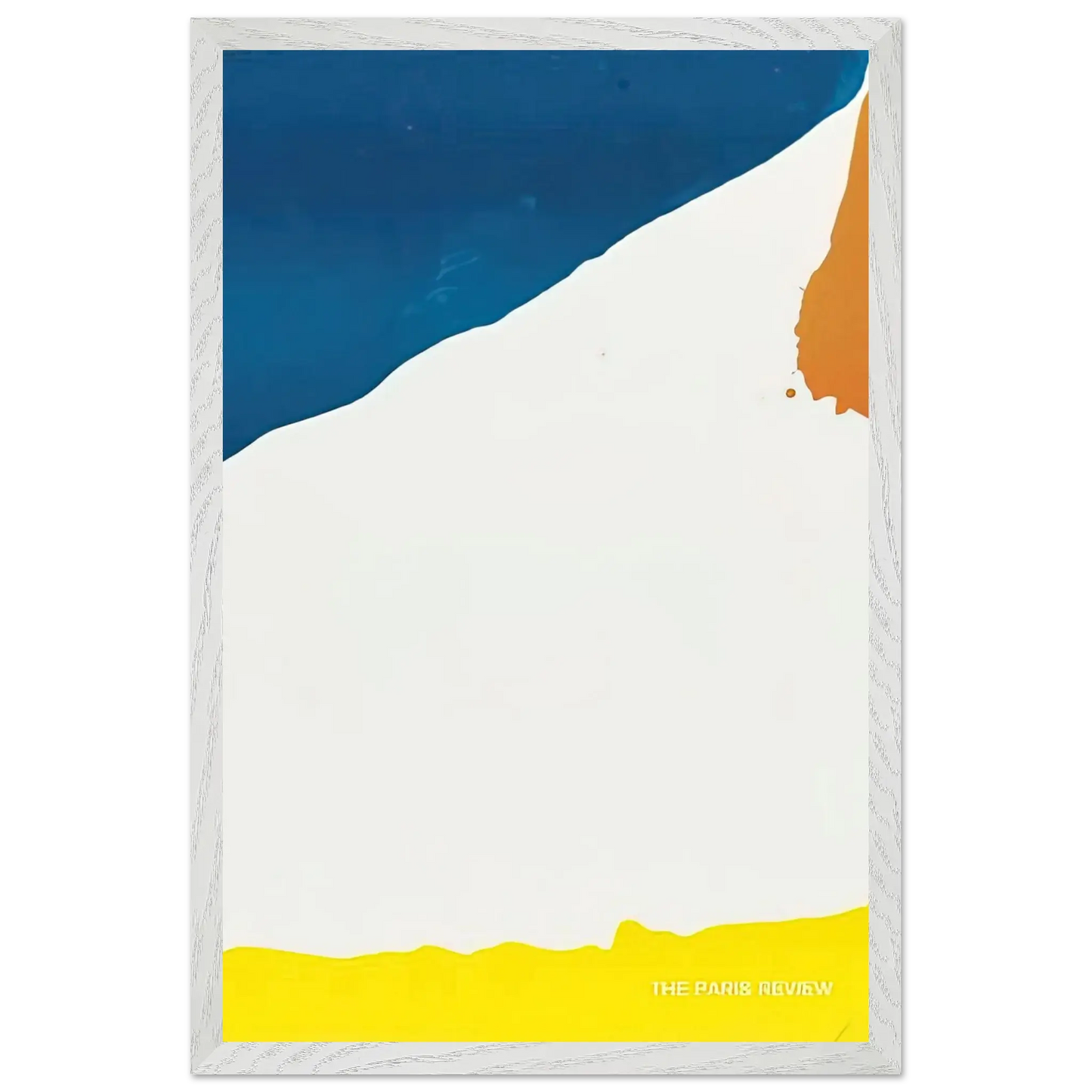 Helen Frankenthaler - Paris Review - 1966 Wall art - A2 (42 x 59.4  cm) - Premium Wooden Framed Poster With Fine Art Paper - White frame