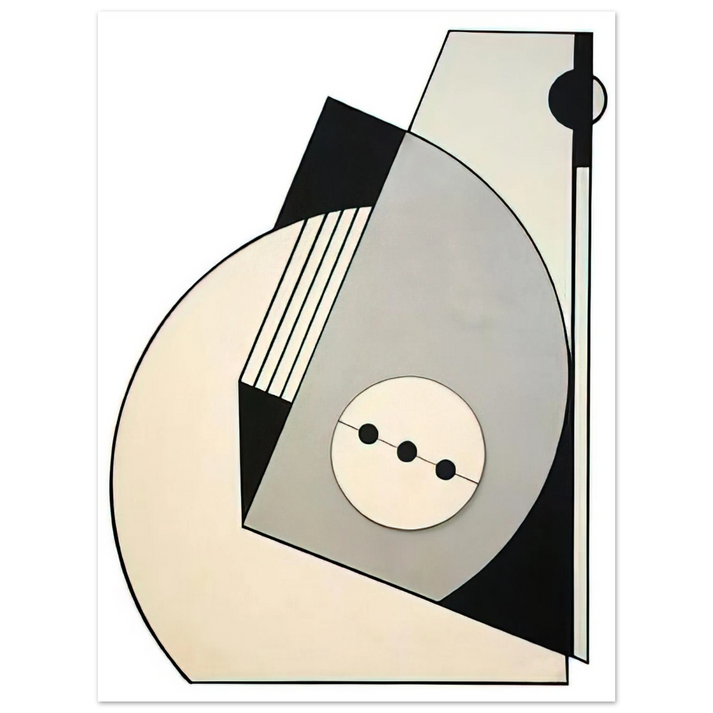Carmelo Arden Quin - Gris - Concretism  75x100 cm / 30x40inches Fine Art Poster