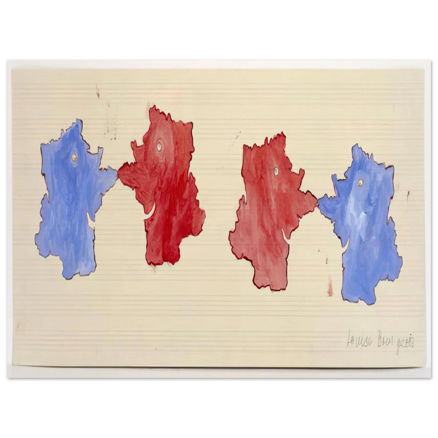 Louise Bourgeois - ON THE OCCASION OF SERPENTINE GALLERY MAP MARATHON  75x100 cm / 30x40inches Fine Art Poster