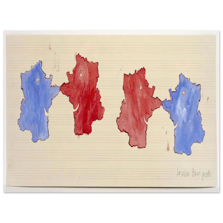 Louise Bourgeois - ON THE OCCASION OF SERPENTINE GALLERY MAP MARATHON  75x100 cm / 30x40inches Fine Art Poster