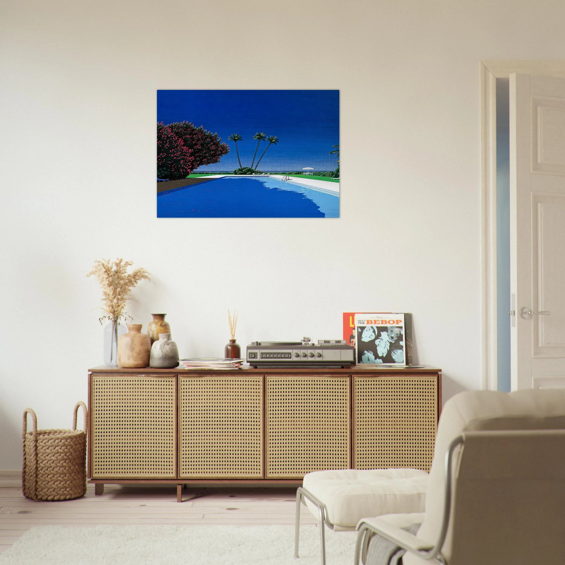 Time Goes By - Hiroshi Nagai Brushed Aluminum Print - 70x100 cm / 28x40 inches | Hiroshi Nagai Aluminum Print | Hiroshi Nagai Prints