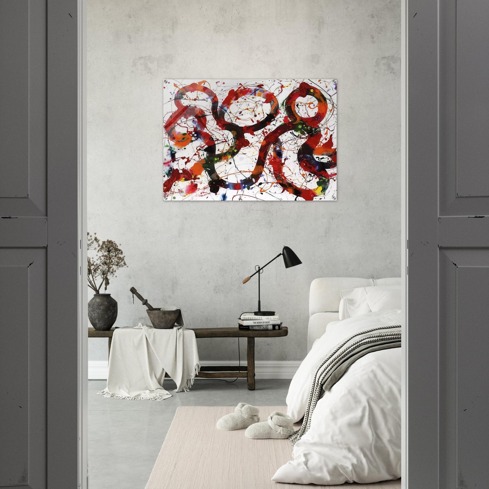 Untitled  SFP88-12  - Sam Francis Acrylic Print - 70x100 cm / 28x40″ inches
