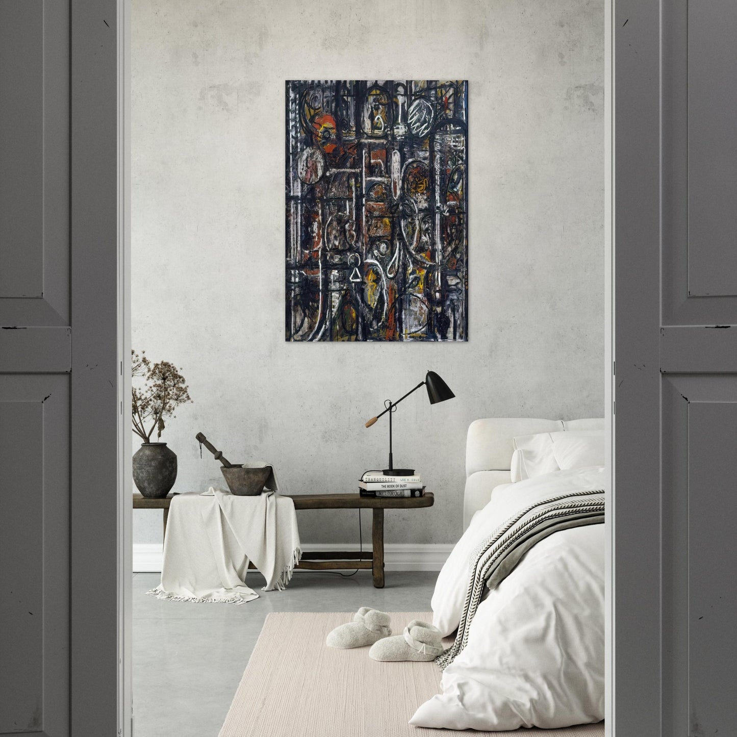 Palimpsest - Richard Pousette-Dart Brushed Aluminum Print - 70x100 cm / 28x40 inches | Richard Pousette-Dart Aluminum Print | Richard Pousette-Dart Prints