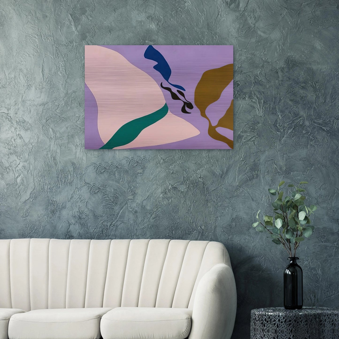 Untitled - 1968 - Ray Parker Brushed Aluminum Print - 70x100 cm / 28x40 inches | Ray Parker Aluminum Print | Ray Parker Prints