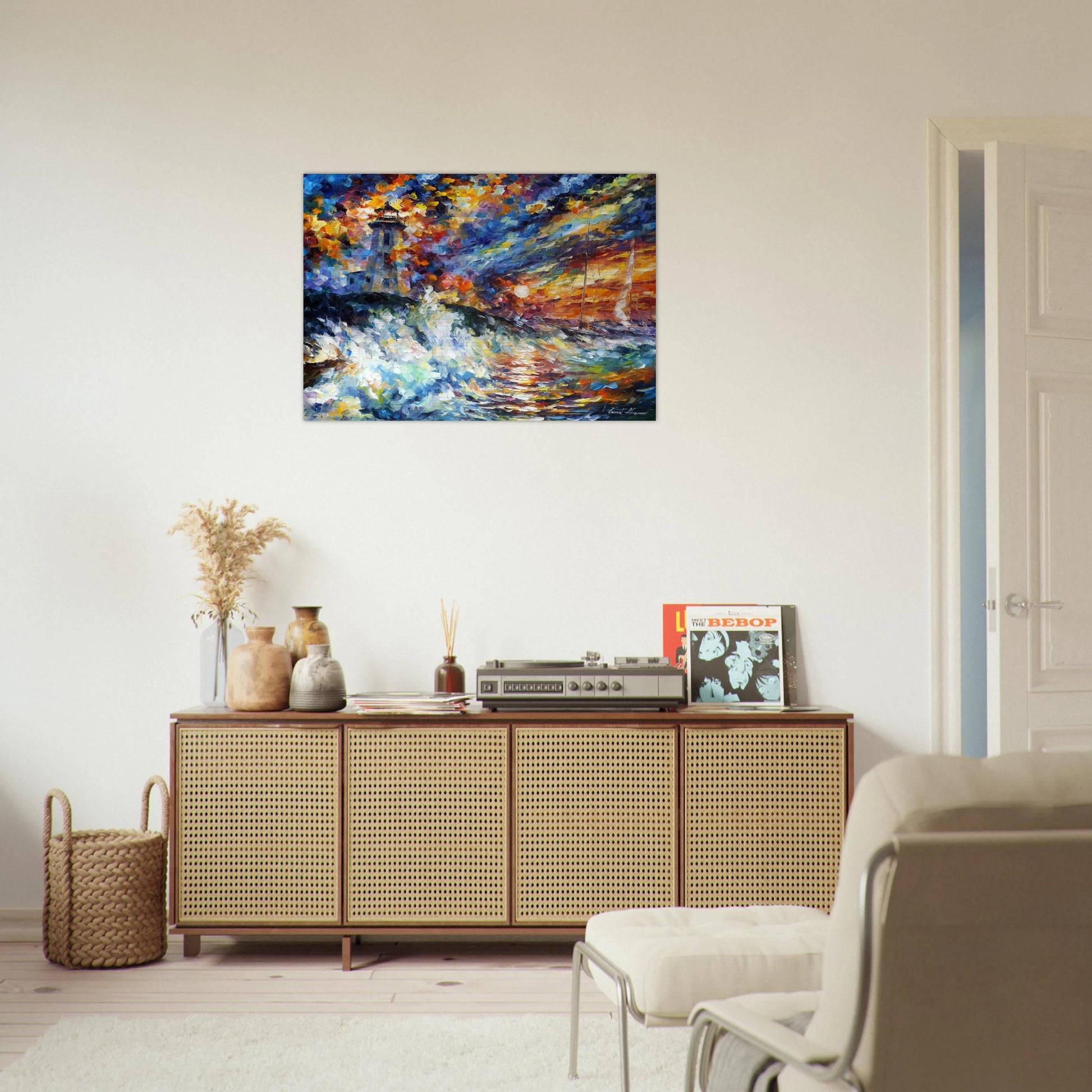 Leonid Afremov - Leonid Afremov Brushed Aluminum Print - 70x100 cm / 28x40 inches | Leonid Afremov Aluminum Print | Leonid Afremov Prints