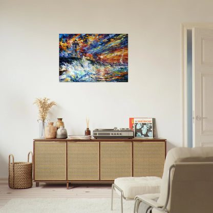Leonid Afremov - Leonid Afremov Brushed Aluminum Print - 70x100 cm / 28x40 inches | Leonid Afremov Aluminum Print | Leonid Afremov Prints