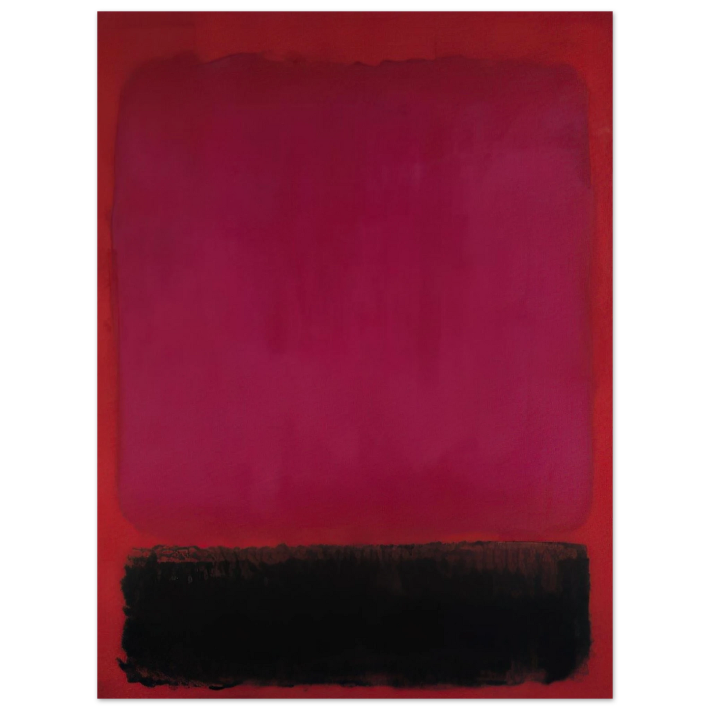 Helen Frankenthaler - Untitled - 1967 Wall art - 15x20 cm / 6x8 inches - Premium Wooden Framed Poster With Fine Art Paper-canvas - Wood frame