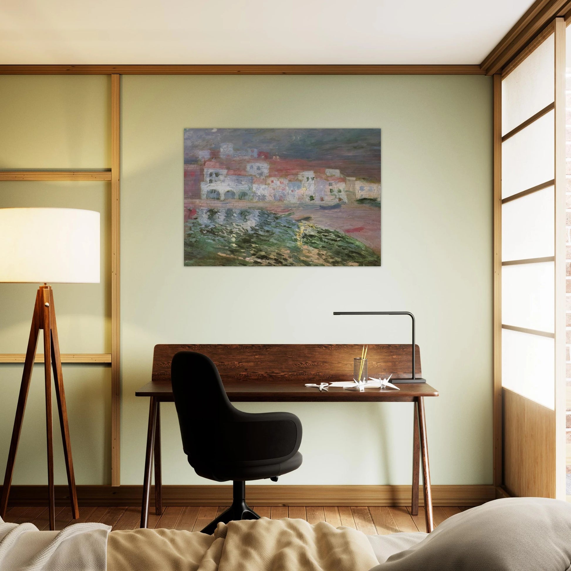PORT ALGUER 1 - Salvador Dali Brushed Aluminum Print - 70x100 cm / 28x40 inches | Salvador Dali Aluminum Print | Salvador Dali Prints