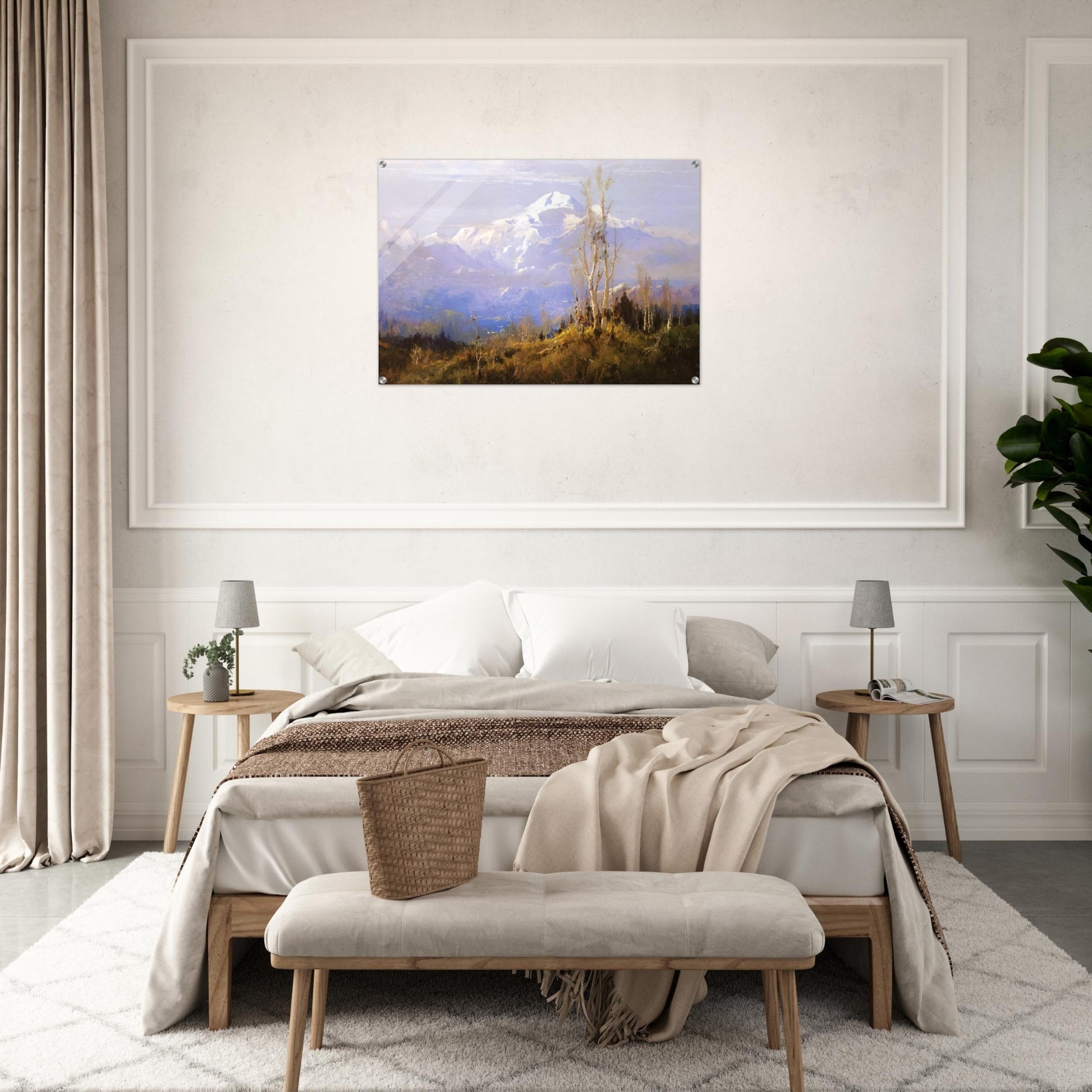 Mount McKinley - Romanticism - Sydney Laurence Acrylic Print - 70x100 cm / 28x40″ inches
