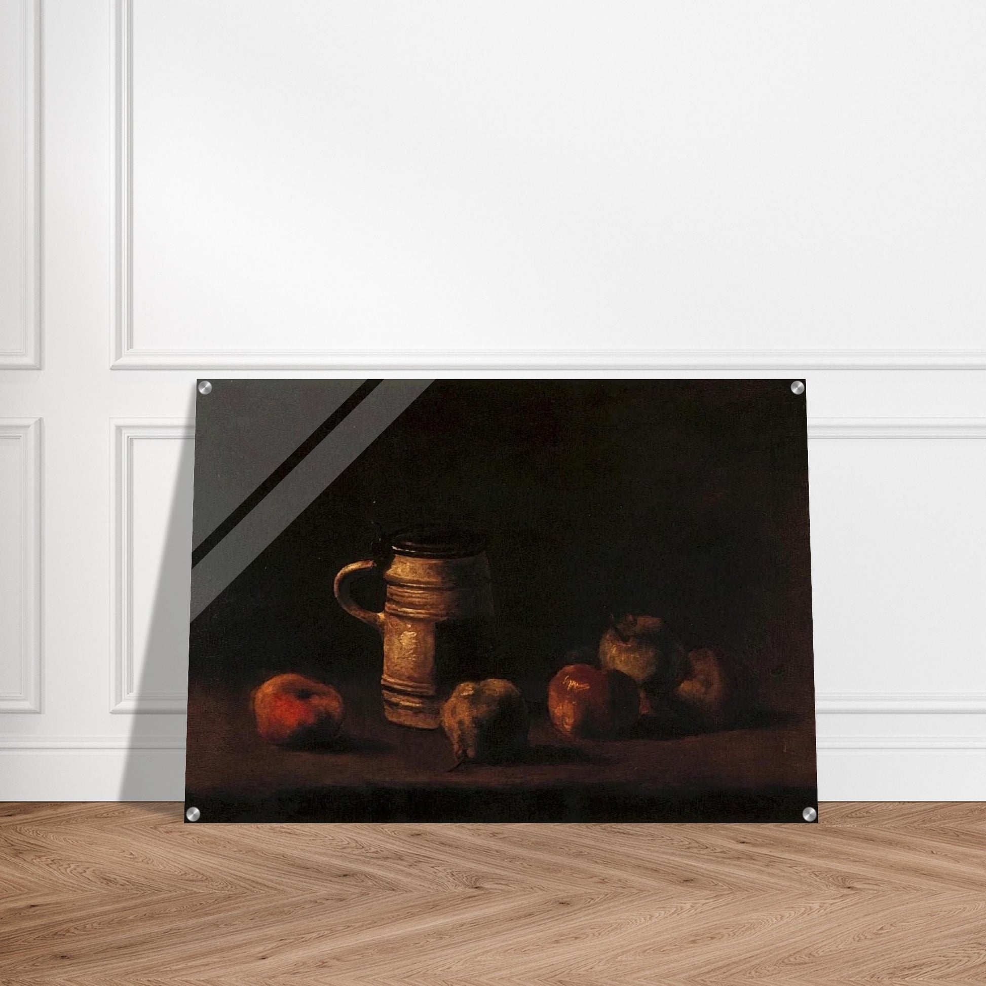 Still Life with Beer Mug and Fruit - Vincent van Gogh Acrylic Print - 70x100 cm / 28x40″ inches