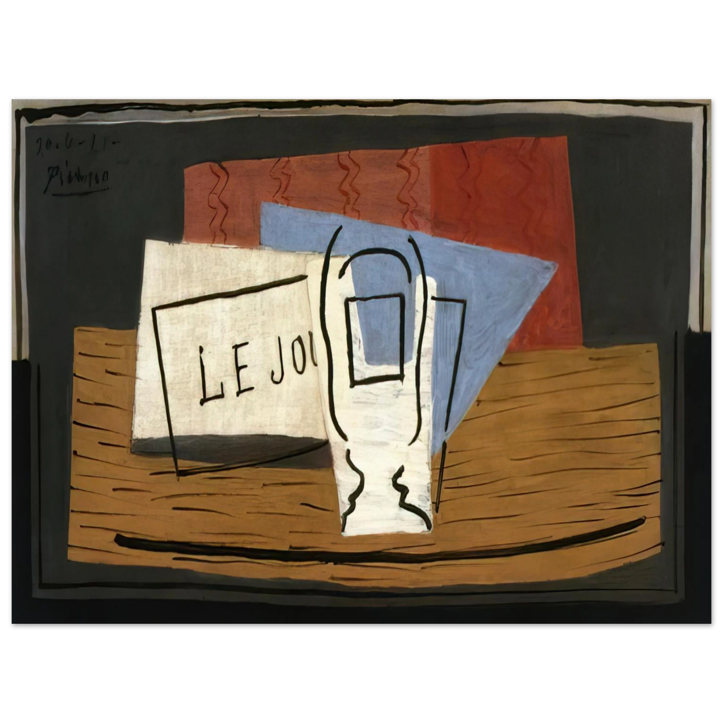 Pablo Picasso - Still life - 1921  75x100 cm / 30x40inches Fine Art Poster