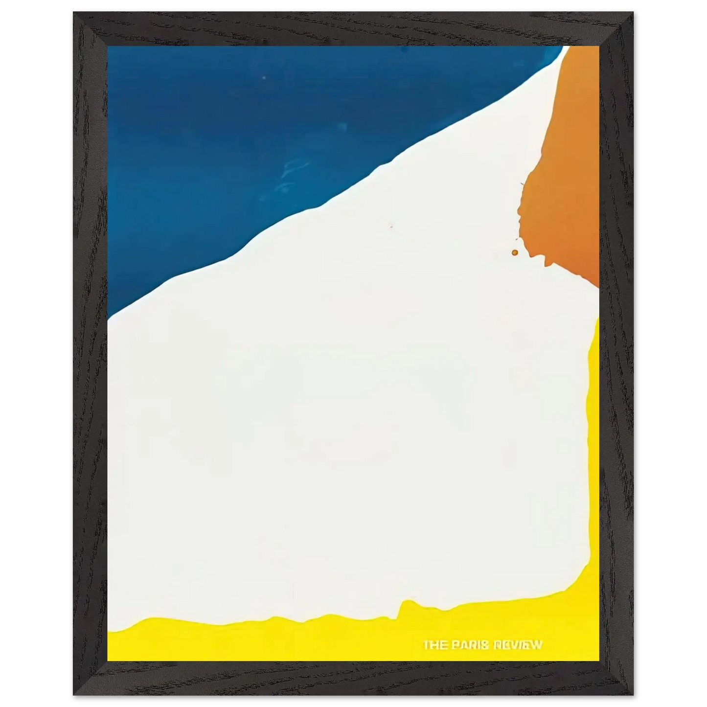 Helen Frankenthaler - Paris Review - 1966 Wall art - 30x40 cm / 12x16 Inches - Premium Wooden Framed Poster With Fine Art Paper - Wood frame