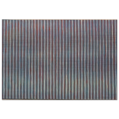 Salute - 1958 - Gene Davis Brushed Aluminum Print - 70x100 cm / 28x40 inches | Gene Davis Aluminum Print | Gene Davis Prints