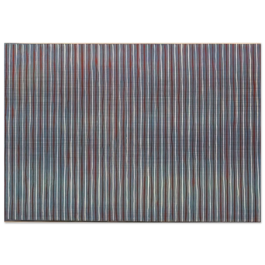 Salute - 1958 - Gene Davis Brushed Aluminum Print - 70x100 cm / 28x40 inches | Gene Davis Aluminum Print | Gene Davis Prints
