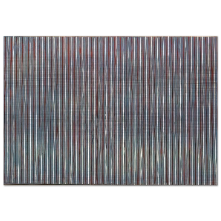 Salute - 1958 - Gene Davis Brushed Aluminum Print - 70x100 cm / 28x40 inches | Gene Davis Aluminum Print | Gene Davis Prints