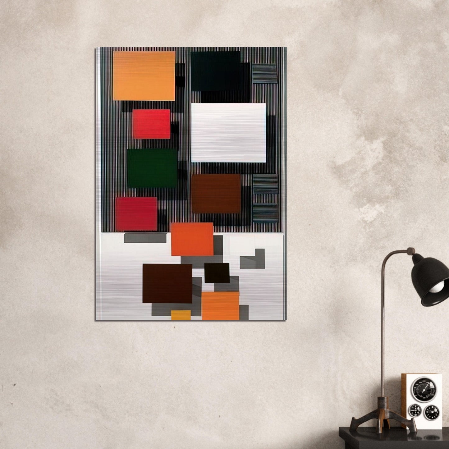 VIBRATION SUPERIEURE 1998 - Jesus Rafael Soto Brushed Aluminum Print - 70x100 cm / 28x40 inches | Jesus Rafael Soto Aluminum Print | Jesus Rafael Soto Prints