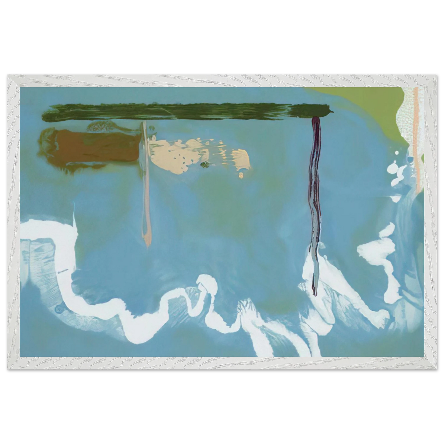 Helen Frankenthaler - Skywriting - 1997 Wall art - 27x35 cm / 11x14 inches - Fine Art Poster-canvas - -