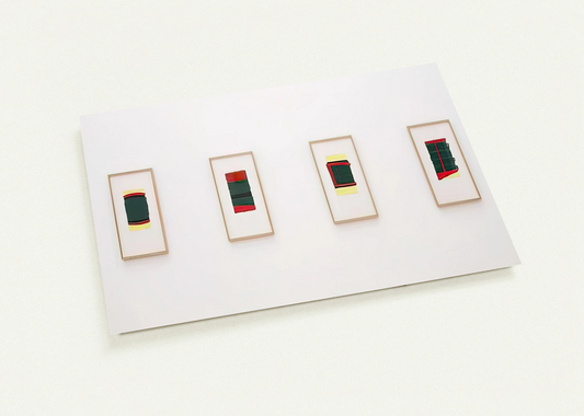 Ohne Titel für Thordes - 1976 By Blinky Palermo Pack of 10 Post Cards | Blinky Palermo Post Cards | A6 (10.5 x 14.8 cm) - 4.1 x 5.8 inches