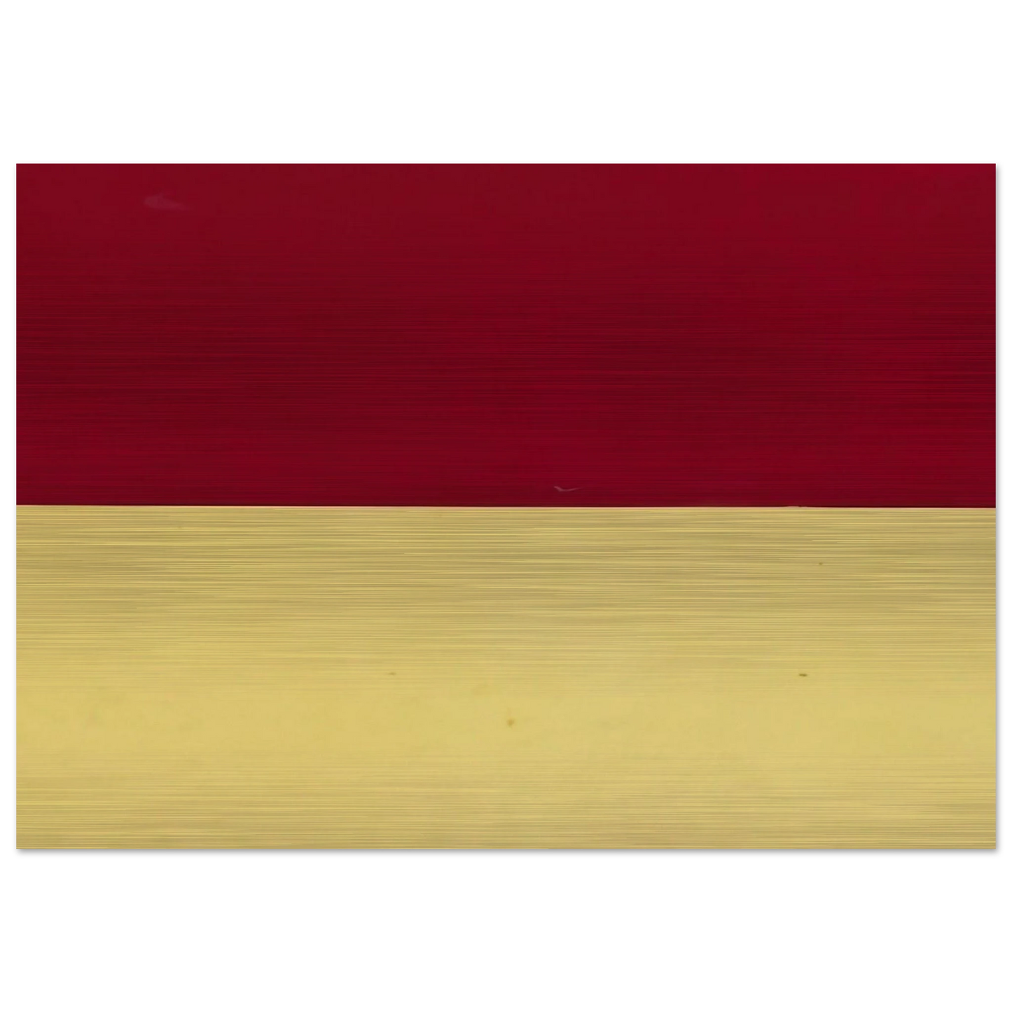 Red and Yellow - Ellsworth Kelly Brushed Aluminum Print - 70x100 cm / 28x40 inches | Ellsworth Kelly Aluminum Print | Ellsworth Kelly Prints