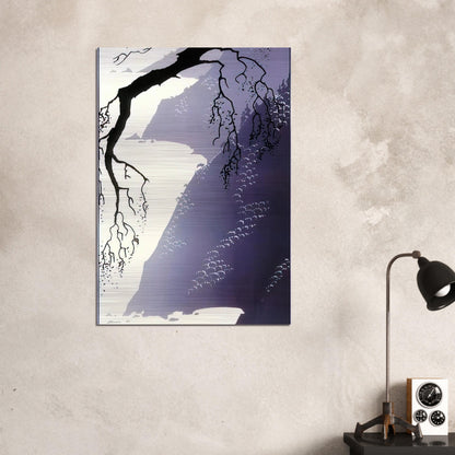 Gray Mist - Eyvind Earle Brushed Aluminum Print - 70x100 cm / 28x40 inches | Eyvind Earle Aluminum Print | Eyvind Earle Prints