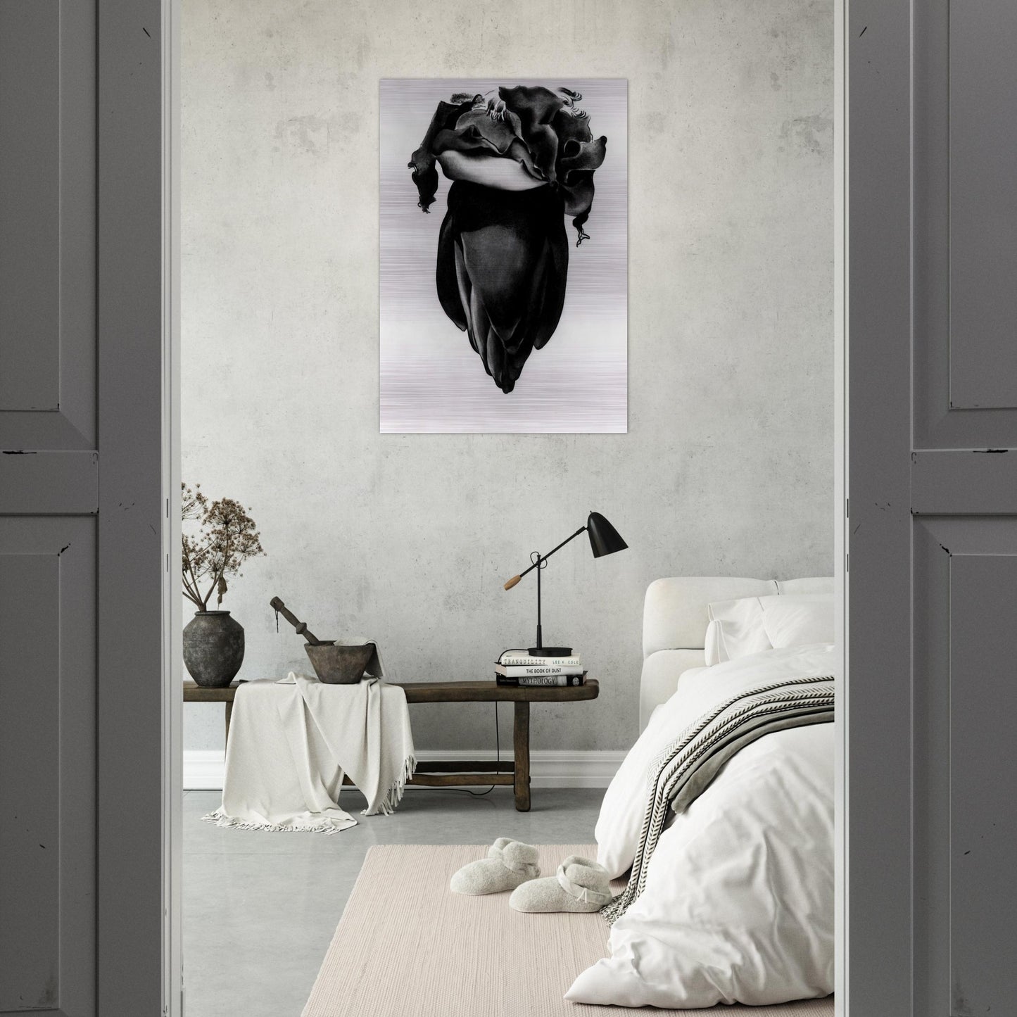 Banana Flower - Georgia O'Keeffe Brushed Aluminum Print - 70x100 cm / 28x40 inches | Georgia O'Keeffe Aluminum Print | Georgia O'Keeffe Prints