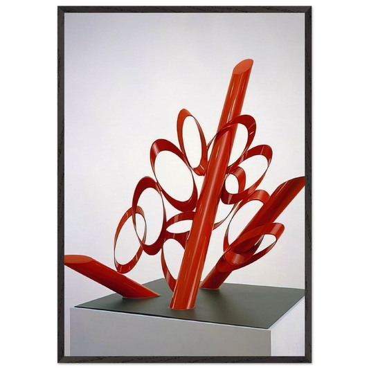 Stargazer - 1983 - Alexander Liberman 70x100 cm / 28x40 inches Framed Art Print – Black Wooden Frame