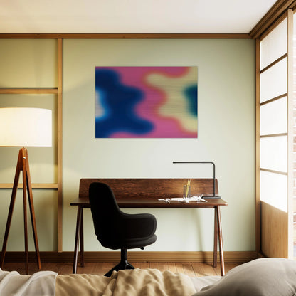 M-14 - 1970 - Wojciech Fangor Brushed Aluminum Print - 70x100 cm / 28x40 inches | Wojciech Fangor Aluminum Print | Wojciech Fangor Prints