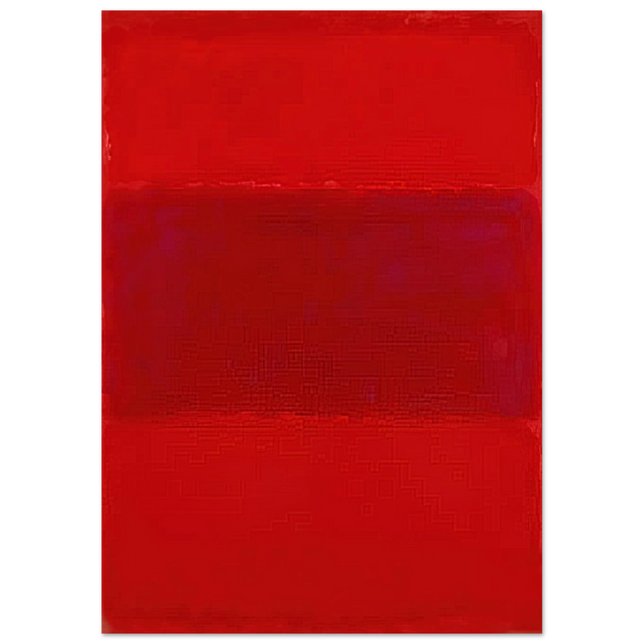Mark Rothko - No.301 - 1959 Wall Art - 21x29.7 cm / 8x12" - Premium Wooden Framed Poster With Fine Art Paper - Wood frame