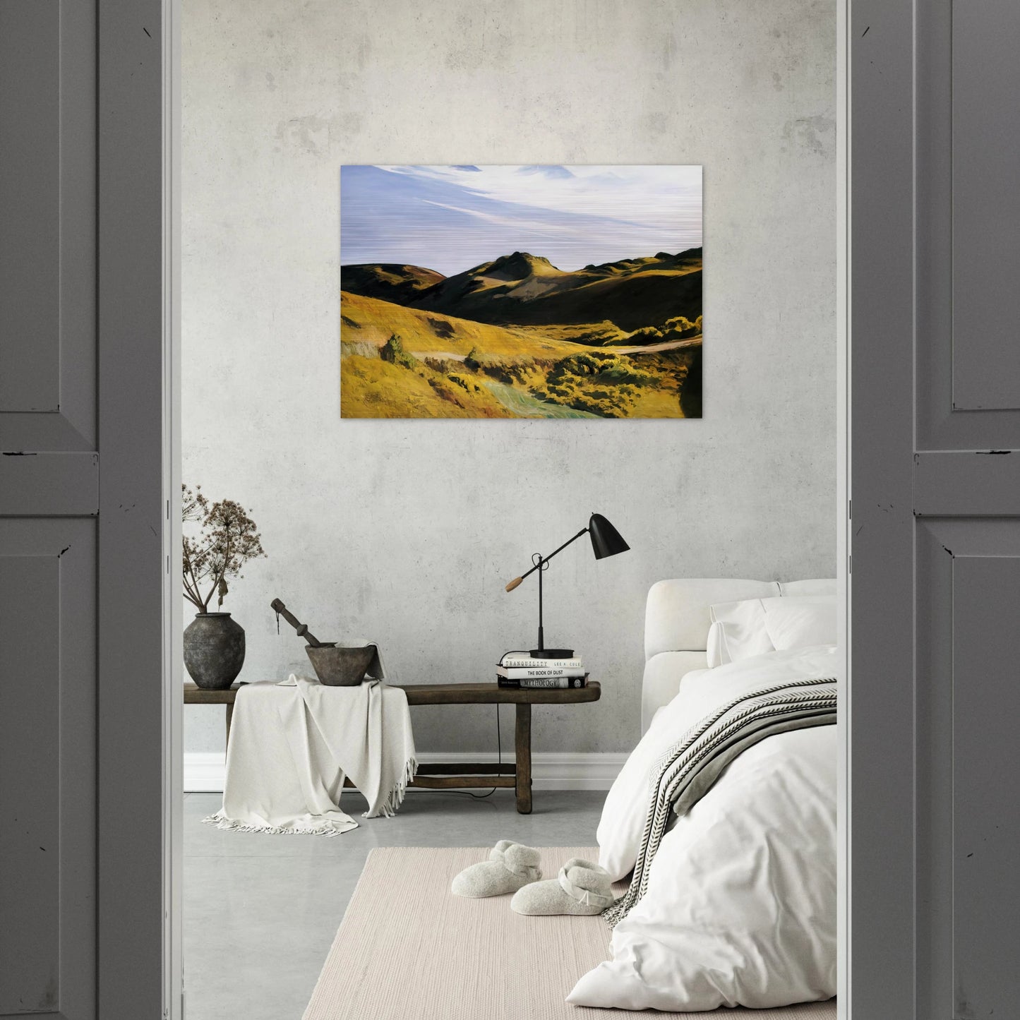 The Camel s Hump - Edward Hopper Brushed Aluminum Print - 70x100 cm / 28x40 inches | Edward Hopper Aluminum Print | Edward Hopper Prints