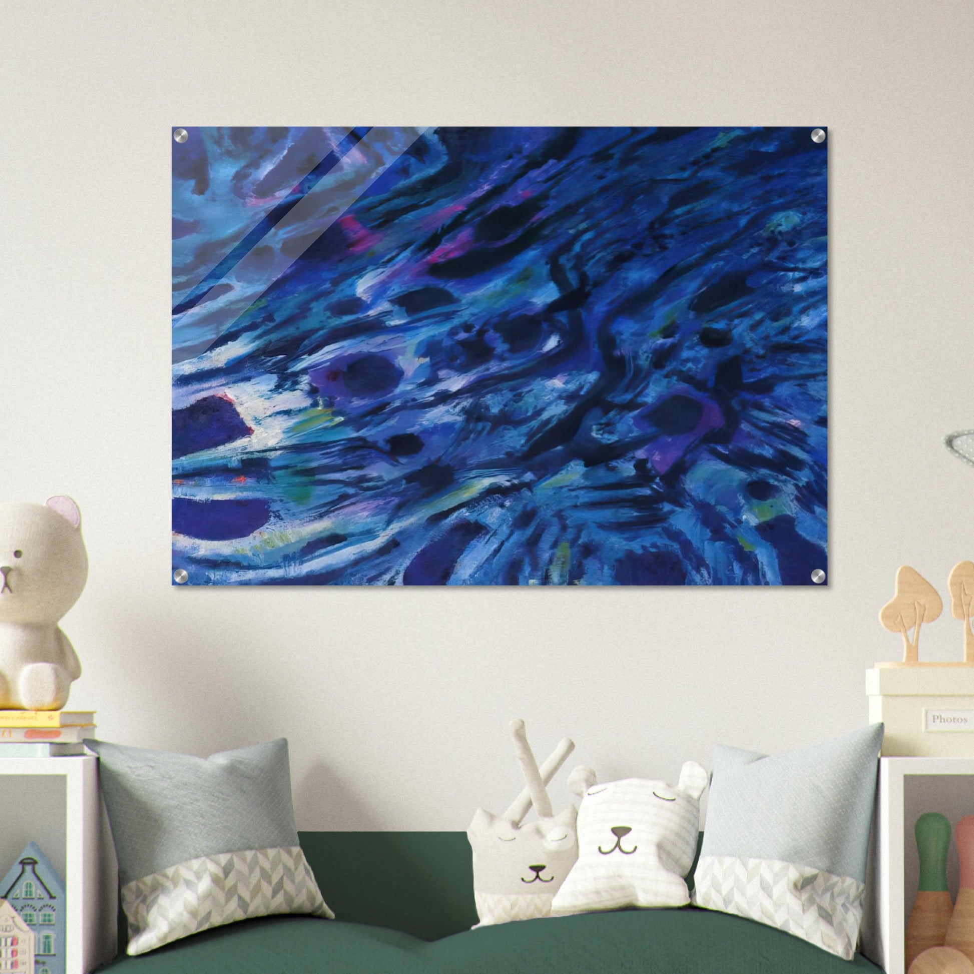 Eaux vives - 1979 - Alfred Manessier Acrylic Print - 70x100 cm / 28x40″ inches | Alfred Manessier Wall Art | Alfred Manessier Prints