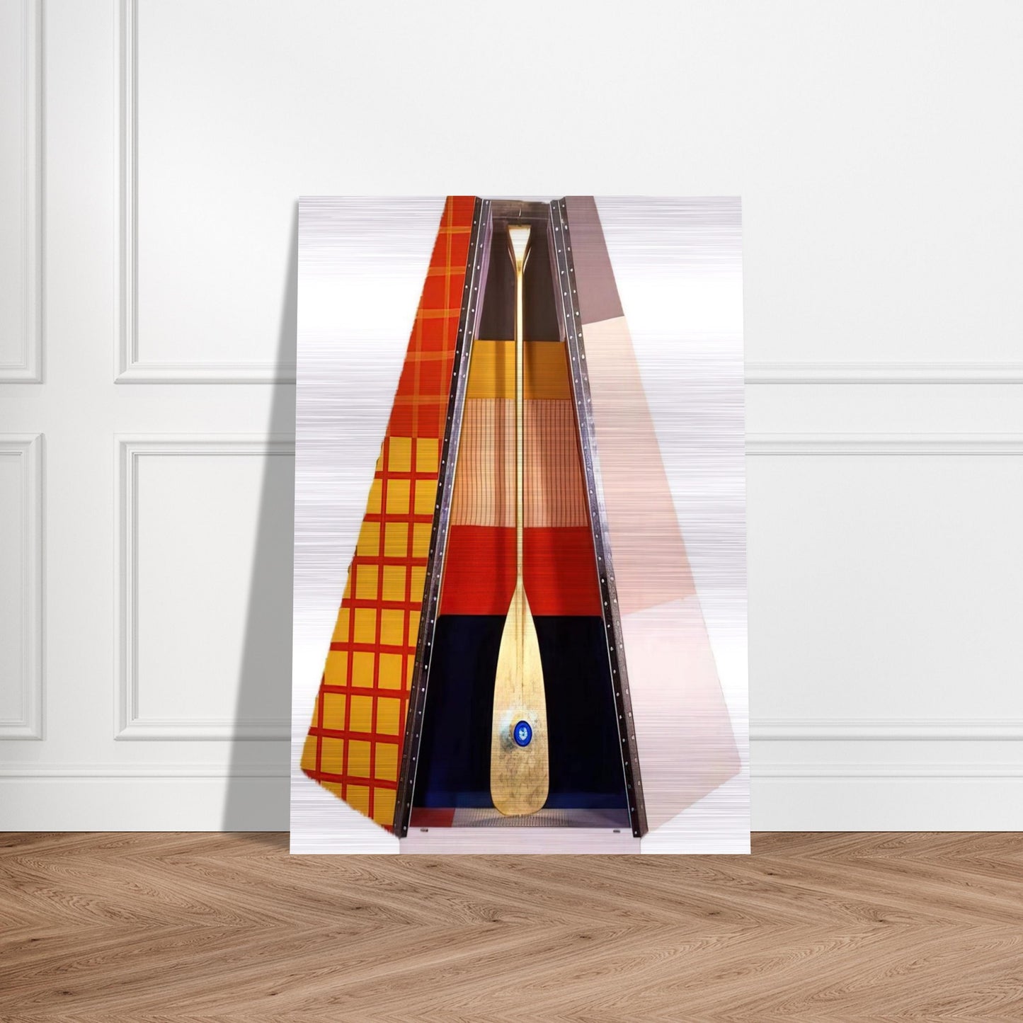 PUBLICON STATION I 1978 - Robert Rauschenberg Brushed Aluminum Print - 70x100 cm / 28x40 inches | Robert Rauschenberg Aluminum Print | Robert Rauschenberg Prints