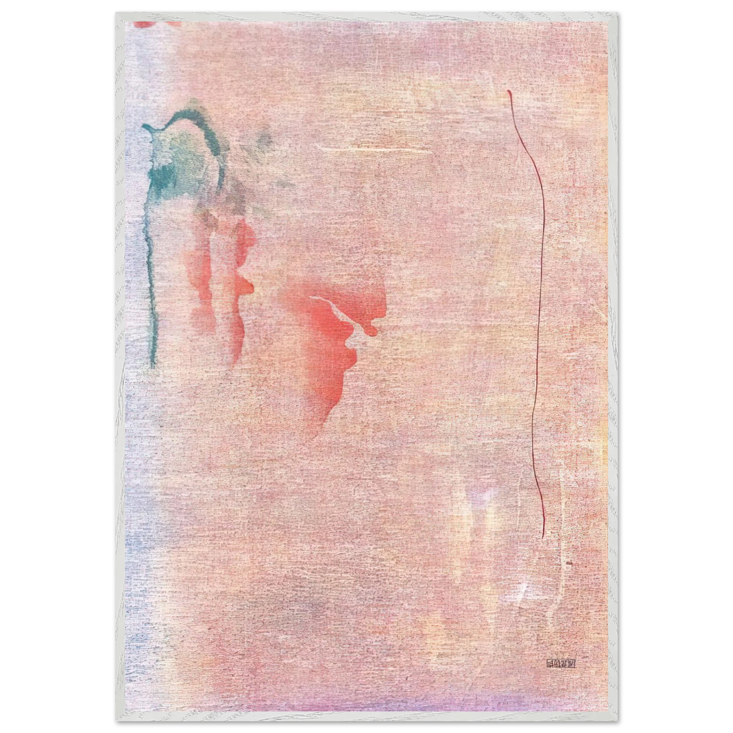 Helen Frankenthaler - Cedar Hill - 1983 Wall art - A3 (29.7 x 42  cm) - Fine Art Poster-canvas - -