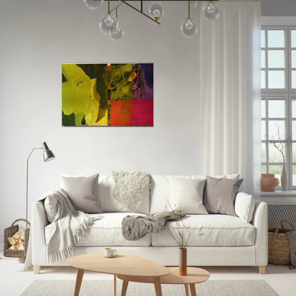 Sea Color - Sam Gilliam Brushed Aluminum Print - 70x100 cm / 28x40 inches | Sam Gilliam Aluminum Print | Sam Gilliam Prints