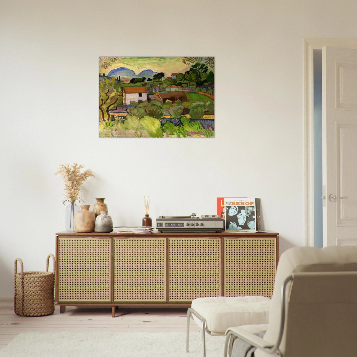 THE RIVER - Raoul Dufy Brushed Aluminum Print - 70x100 cm / 28x40 inches | Raoul Dufy Aluminum Print | Raoul Dufy Prints