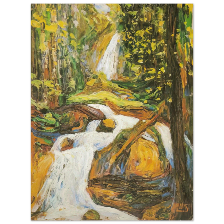 Wassily Kandinsky - KOCHEL WATERFALL I  75x100 cm / 30x40inches Fine Art Poster