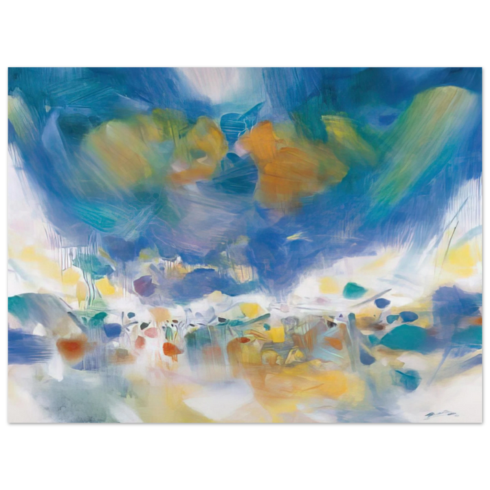 Chu teh Chun - LE VOILE DES ILLUSIONS 2007  75x100 cm / 30x40inches Fine Art Poster