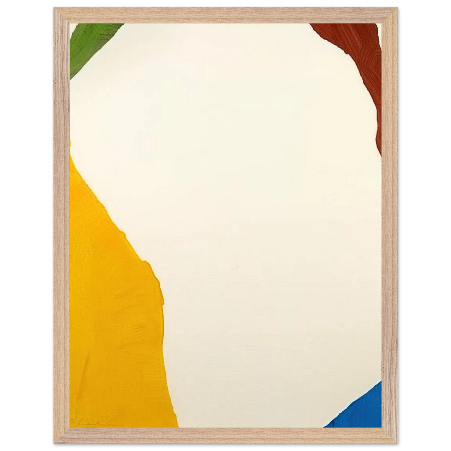 Helen Frankenthaler - Wind Directions - 1970 Wall art - A3 (29.7 x 42  cm) - Premium Wooden Framed Poster With Fine Art Paper-canvas - White frame